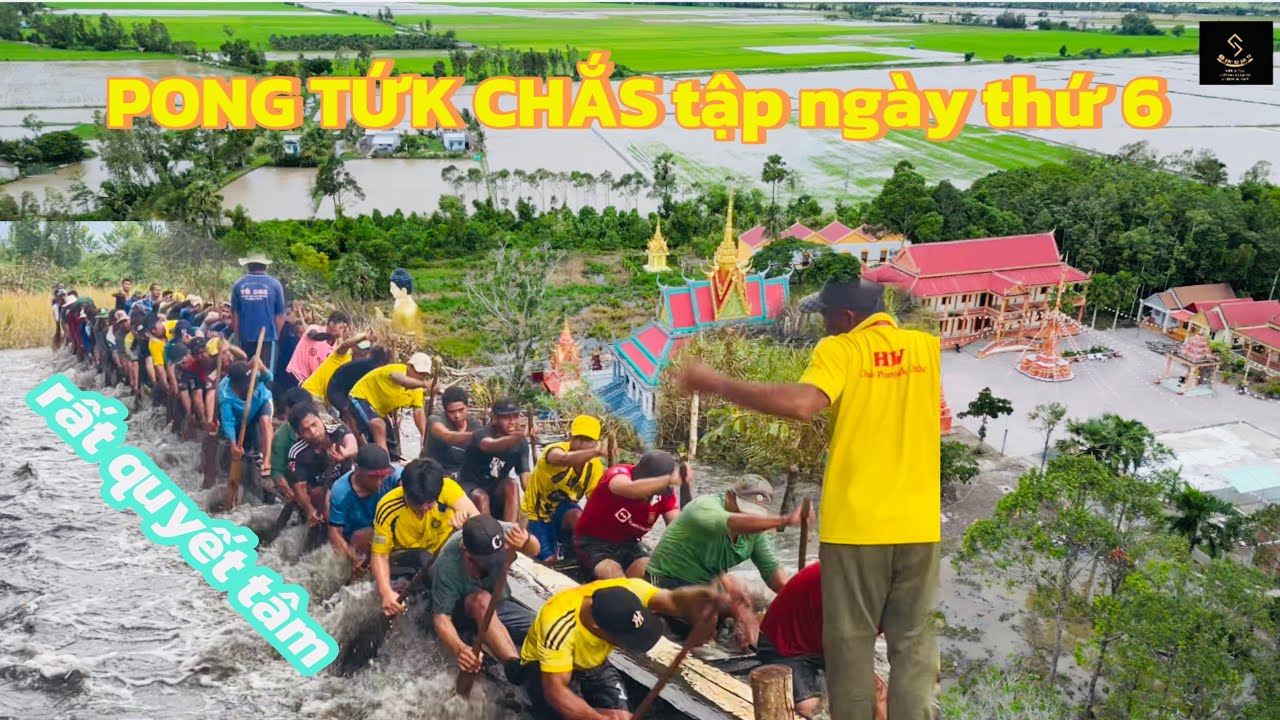 đội ghe ngo PONG TỨK CHẮS tập luyện ngày thứ 6 rất quyết tâm