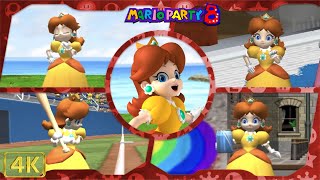 All Minigames Daisy Gameplay Mario Party 8 For Wii ⁴ᴷ
