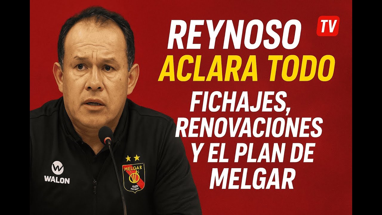 El futuro de Melgar: Reynoso habla de refuerzos, renovaciones y la Noche Rojinegra