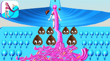 Hair Rush - NEW BIG UPDATE! Max Level Mobile Game All Levels iOS Android Pro Gaming 3D Best nrnPb_Q