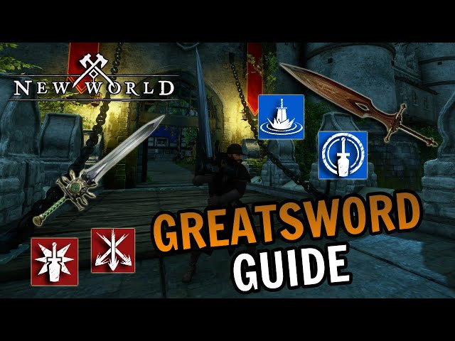 Greatsword Showcase - News  New World - Open World MMO PC Game