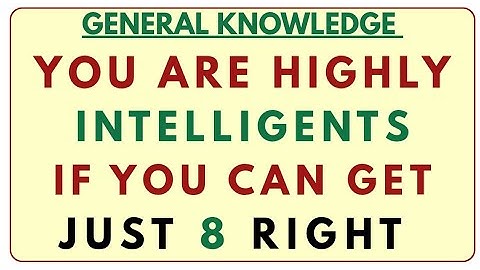💥 Ultimate General Knowledge Quiz 2025 | Test Your IQ & Boost Your Brain Power! 🌍⚡
