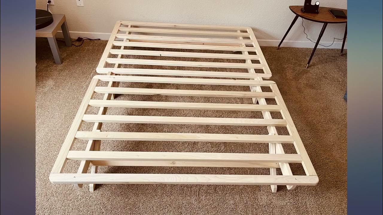KD Frames Fold Platform Bed Queen review YouTube