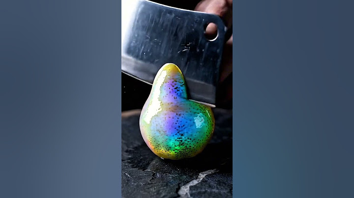 Glass Pear Perfection | Most Satisfying ASMR Cutting Sounds Ever