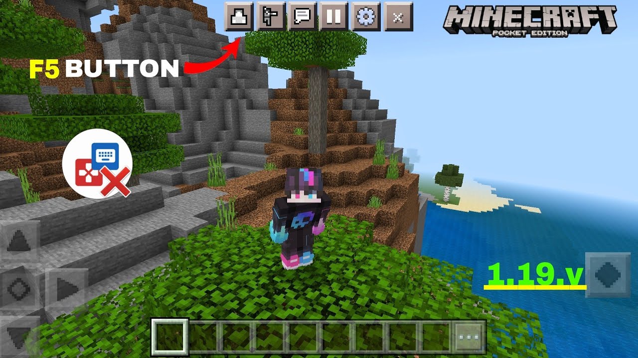 F5 Button Mod for Minecraft PE || Minecraft 1.19 mods Hindi - YouTube