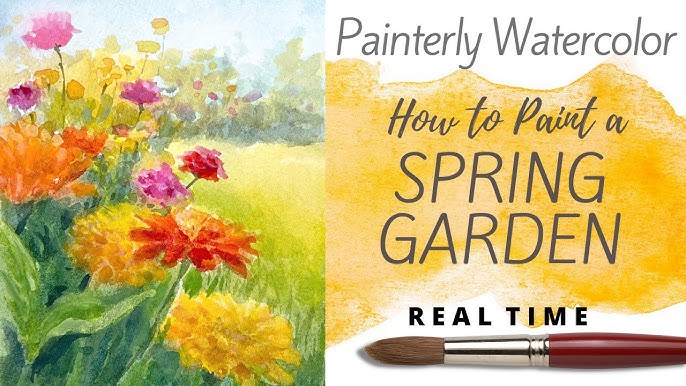 Watch the Magic of Metallic Watercolor - Plus Painting Tutorial 