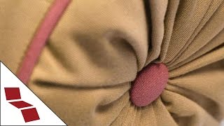 Custom Shirred Bolster Pillow