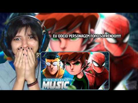 REACT - Rap do Ben 10, Homem-Aranha e Invencível - A ESCOLHA NÃO É SUA | IRON MASTER