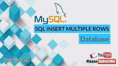 How To Insert Multiple Row (Data) in MySQL Database || SQL INSERT Multiple Row Command Tutorial!