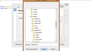 Crear un proyecto en PhpDesigner 8