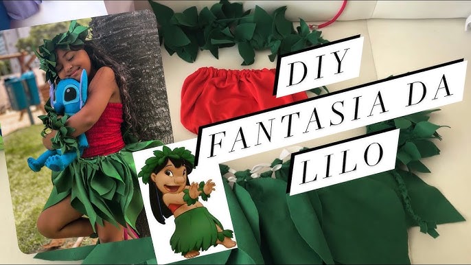 DIY DISFRAZ LILO (last minute) - Brenda Olguin 