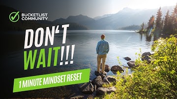 Take Action on Dreams Now! 1 Min Motivation