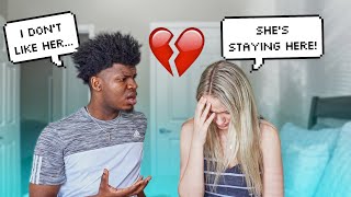 Telling My GIRLFRIEND I DON'T Want Our PUPPY Anymore To See Her REACTION!  | Tricia \& Kam