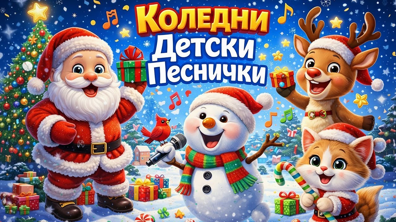 Най-Веселите Коледни Песни | Детска Коледна Компилация 🎄