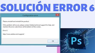 How to Easily Fix Error 6 of Photoshop