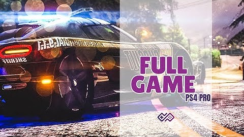 NEED FOR SPEED RIVALS [Cop Campaign] Walkthrough No Commentary [Full Game] PS4 PRO