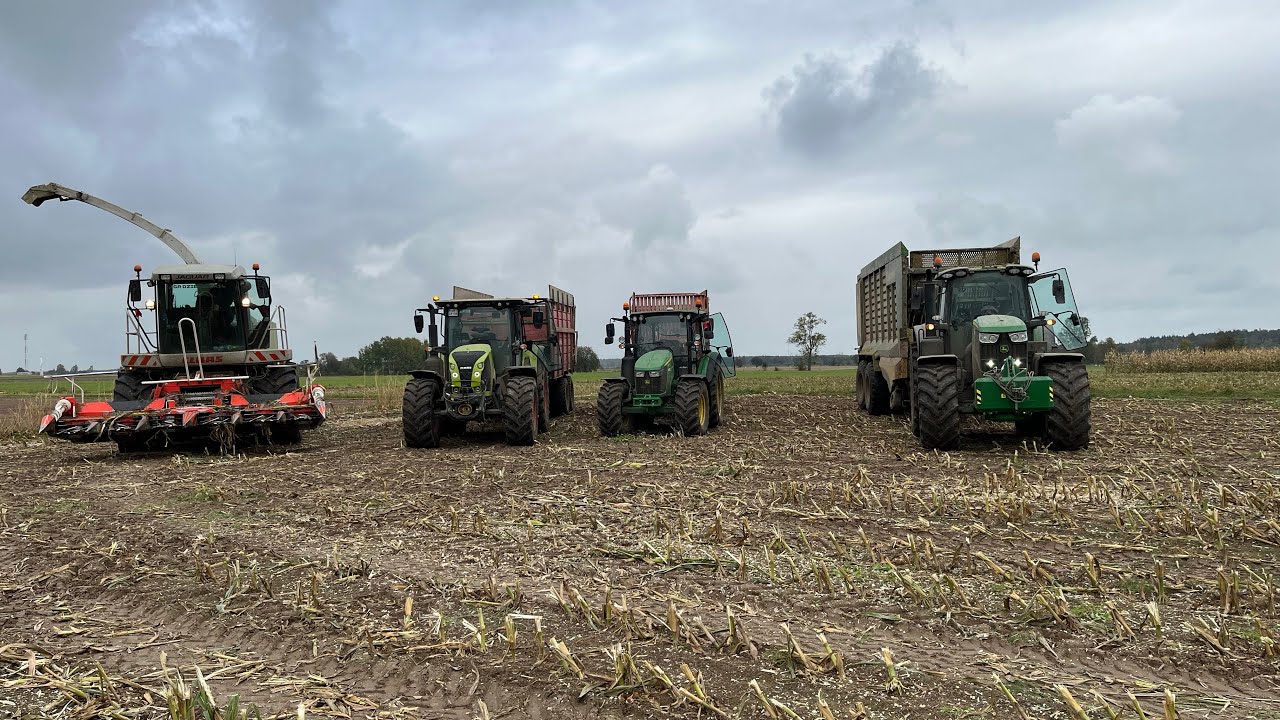 Podsumowanie QQ CLAAS JAGUAR 850 & CLAAS ARION 610 & JOHN DEERE 6195M & JOHN DEERE 5115M OPOROWOO