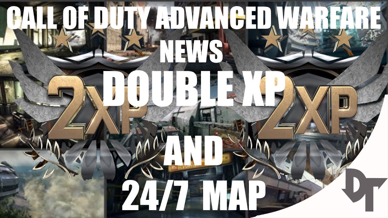CODAW NEWS - 24/7 MAP PLAYLIST AND DOUBLE XP - (Call of Duty Advanced Warfare PS4 Gameplay)