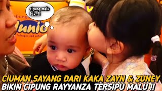 KAKA ZAYN & ZUNEY REBUTAN CIUM CIPUNG RAYYANZA‼️SEMUA PADA GEMES BANGET LIHATNYA @galeribriella