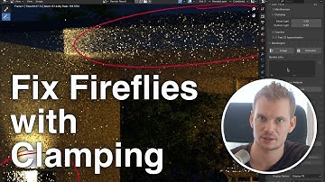 Blender Optimization - Fixing Fireflies with Clamping #b3d