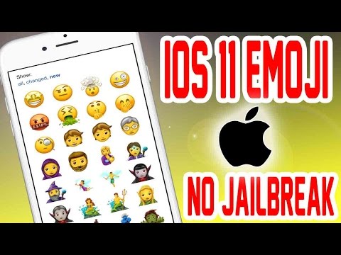 iOS 11 Emojis now FREE NO JAILBREAK/COMPUTER (69개의 새로운 유니코드 이모지)
