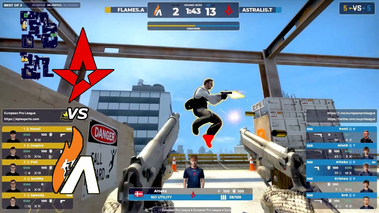 Astralis Talent vs Flames Ascent - HIGHLIGHTS - VERTIGO - European Pro ...