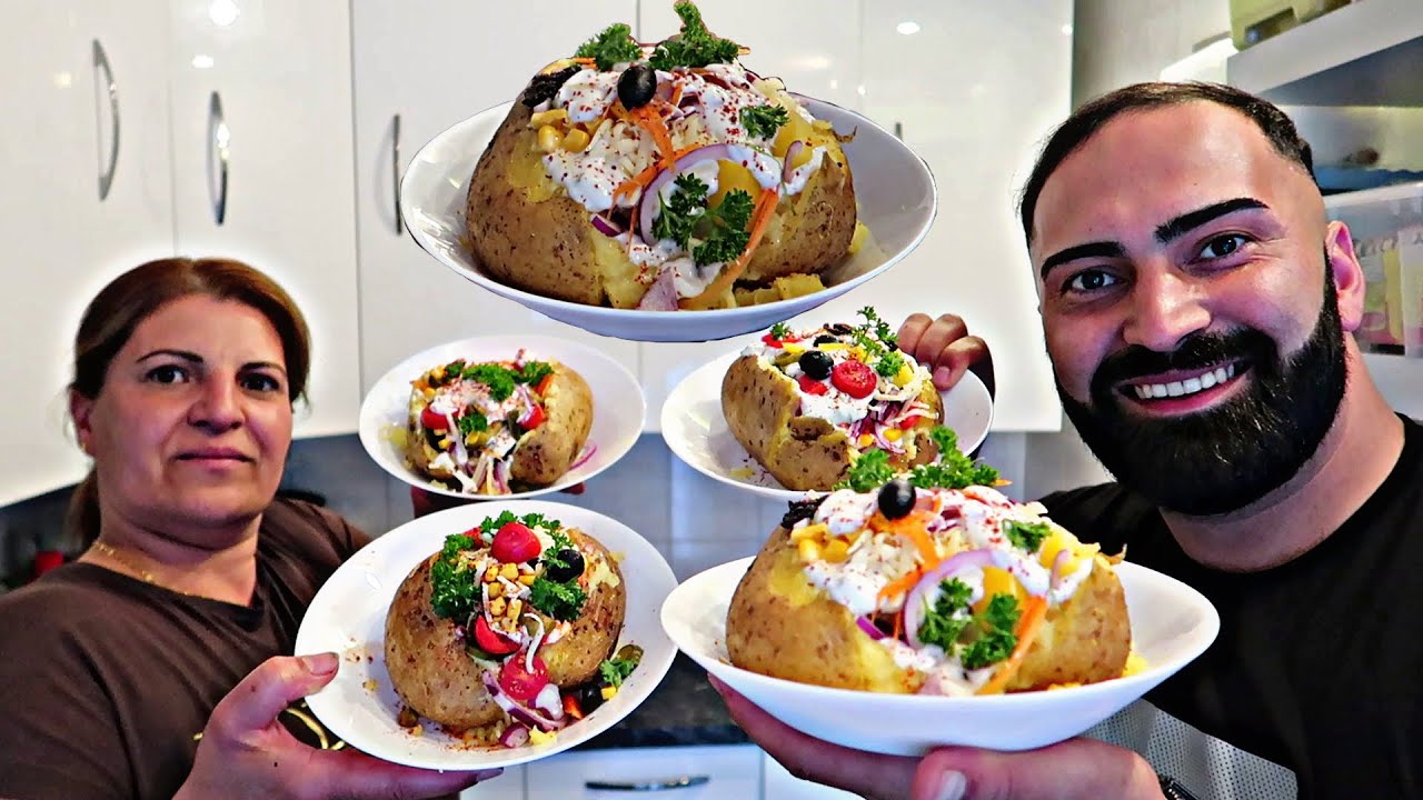 KUMPIR 🤤/ GEFÜLLTE KARTOFFELN WER MACHT DEN BESSEREN ?? BASNASKÜCHE