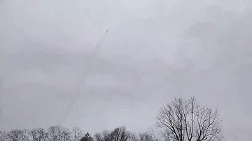 slow motion Saturn V rocket launch