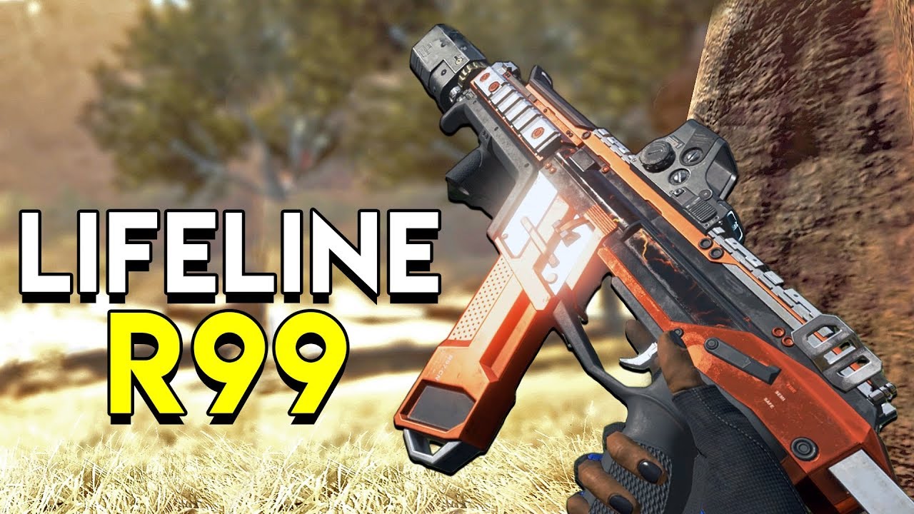 Using The R99 On Lifeline Apex Legends Youtube