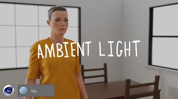 Add Ambient Light with the Sky Object in Cinema 4D