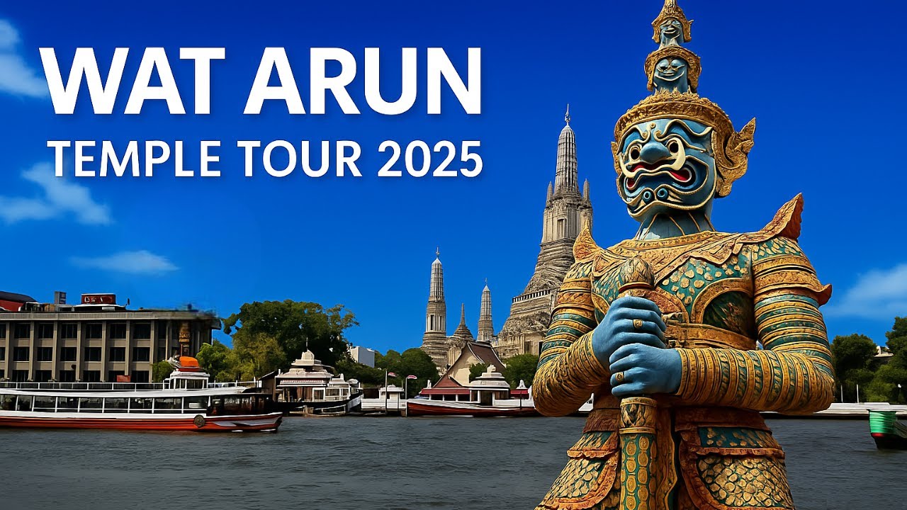 Wat Arun Walking Tour – Temple of Dawn, Bangkok Thailand 🇹🇭 4K  