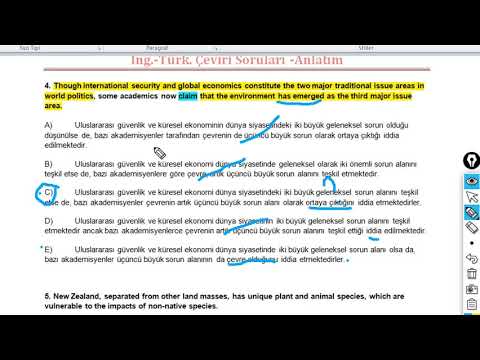 YDS/YÖKDİL Çeviri Soruları Teknikleri - Çeviri Soruları Nasıl Çözülür?