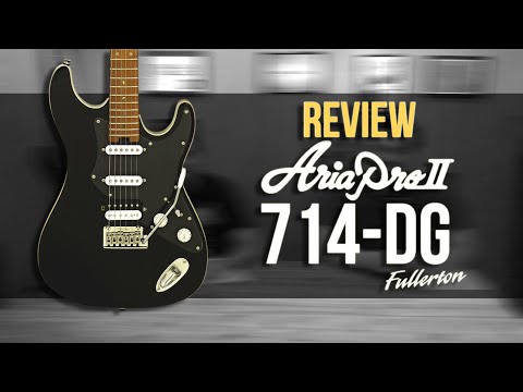 Aria Pro II 714-DG Fullerton Guitar Review | with Leo Bizzo