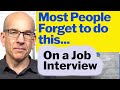 Job Interview Strategies Quiz