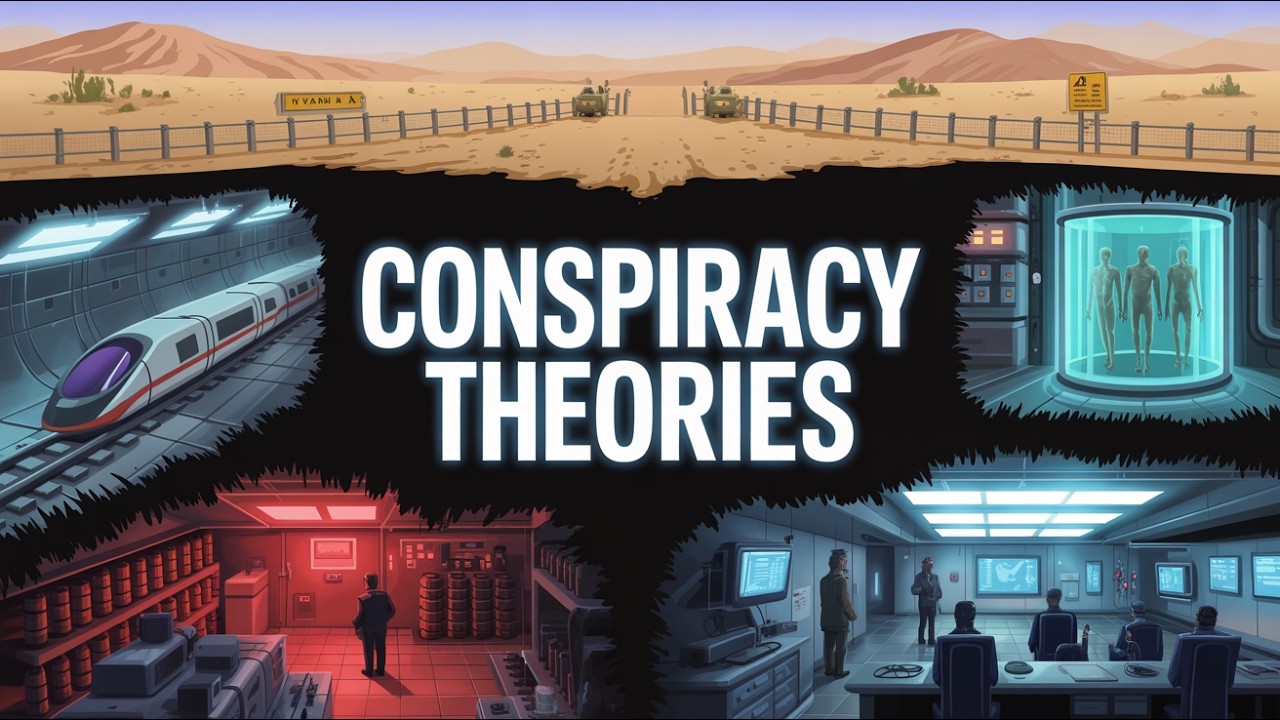 Conspiracy Theories | Do Deep Underground Military Bases Exist? (DUMBs)| Rain Sounds For Relaxation