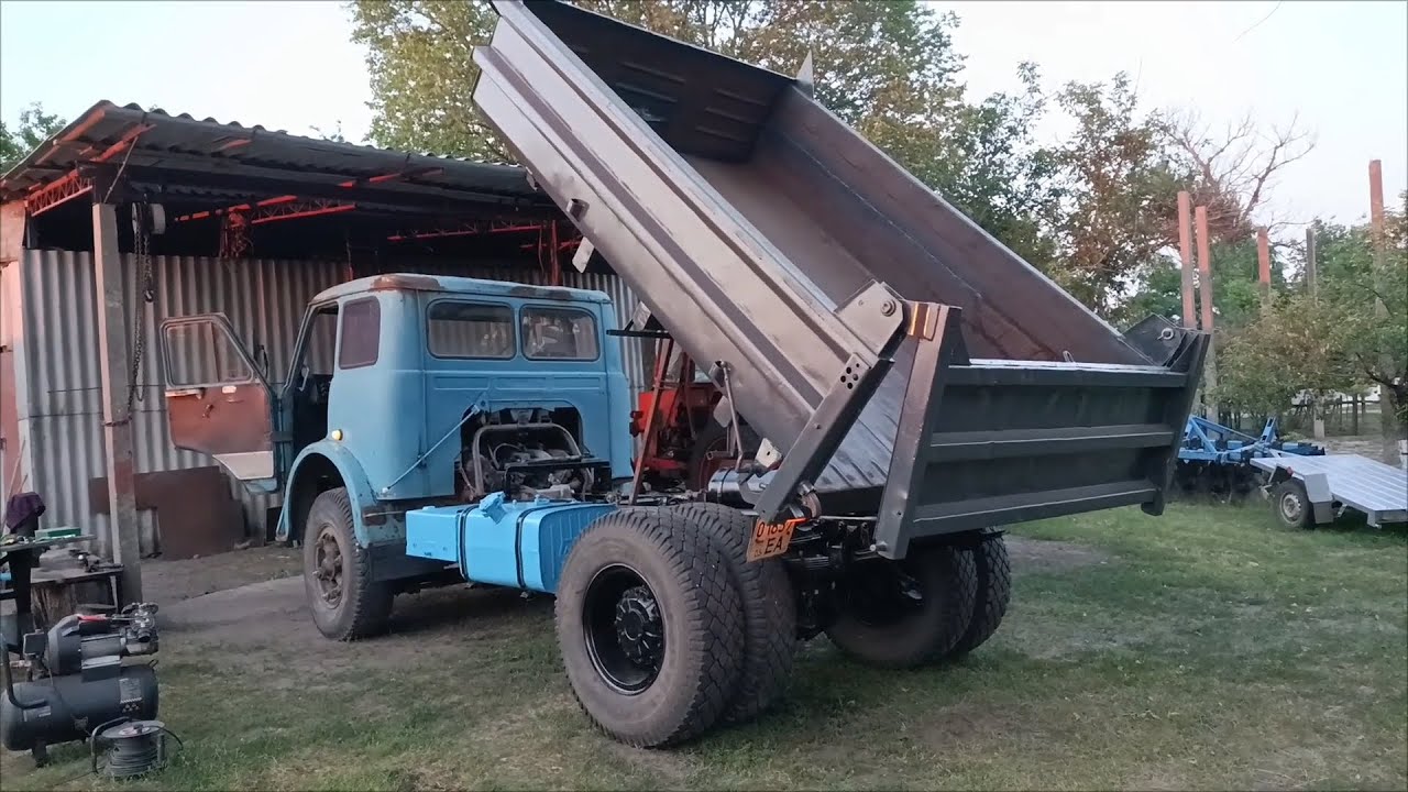 Маз готовий. Ремонт гідросистеми  і пневмосистеми Маз 5549.