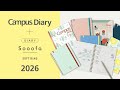 コクヨ キャンパス・ソフトリング・Sooofaダイアリー（2026年1月始まり）