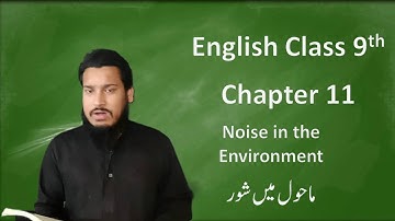 English 9th Chapter 11 Urdu Translation Noise in the Environment
