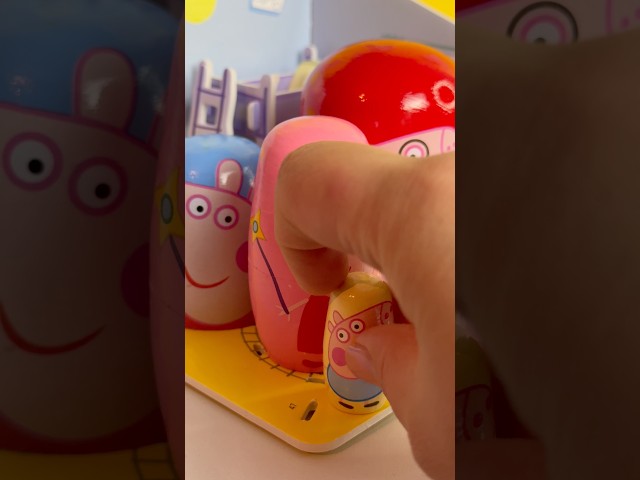 Satisfying PeppaPig🐽Nesting dolls unboxing 🪆✨ #satisfying #peppapig #unboxing #asmr