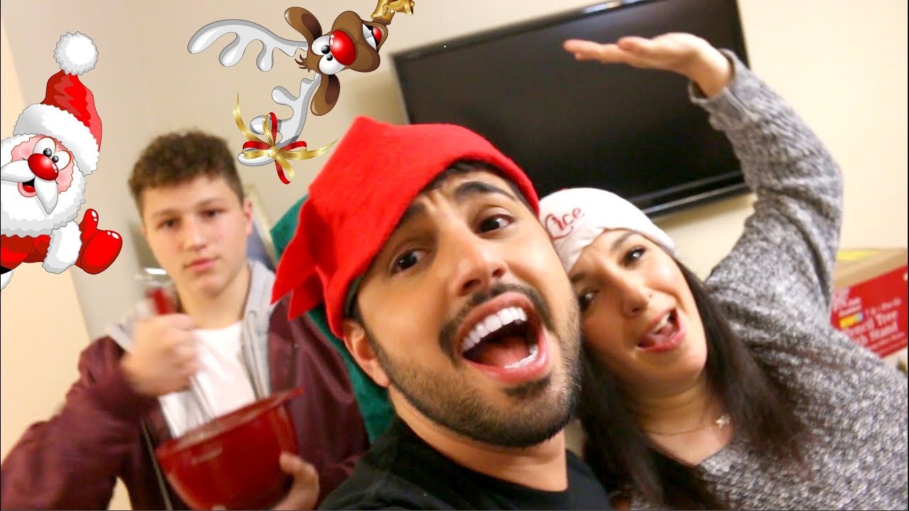 Decorating for Christmas with my Greek American Family