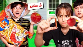 Cuộc Chiến 5 Loại Đồ Ăn TO, NHỎ Hay KHỔNG LỒ!! Thử Thách Vận May ...