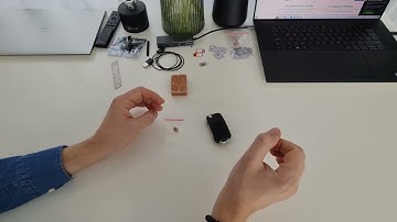 Car Key Auto with SIM Card and invisible Spy Earpiece for cheating on exam Test