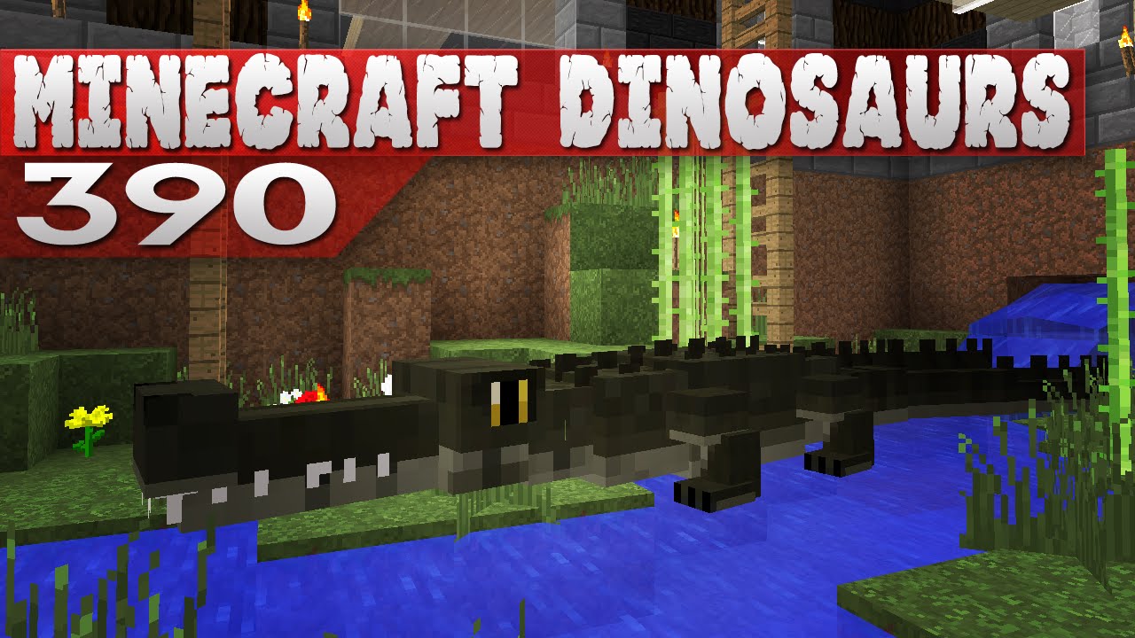 Minecraft Dinosaurs!  390  Sarco Moving - YouTube