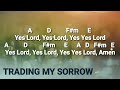 TRADING MY SORROW : DARRELL EVANS.  (Lyrics and Chords) @Hillsong Worship