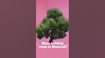 Minecraft Custom trees tutorial #minecraft