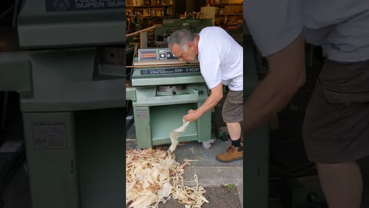 Hitachi 180mm super-finishing plane board from Japan. This machin is a great tool I have. . #Woodworking #diy #tools #carpentry #minhkhaatelier #machine #workshop