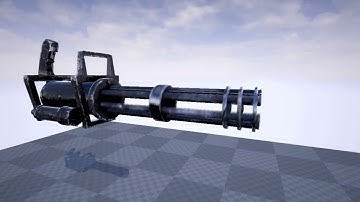 Minigun Weapon Preveiw
