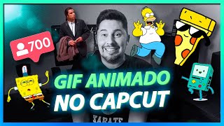 Como Adicionar GIF's Animados no Vídeo | Tutorial CapCut screenshot 3