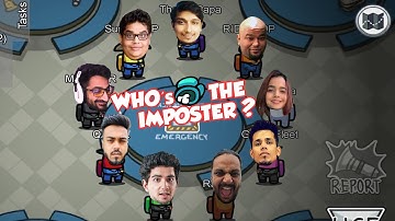 Among us Ft.@tanmaybhat  @SamayRainaOfficial  @SuhaniShah @GamerFleet @JokeSingh @KaranSinghMagic