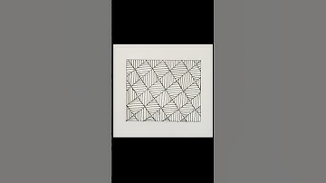 Zentangle Pattern for beginners#art #zentangleart #zentanglepatterns #zentangle #shorts #shortsfeed